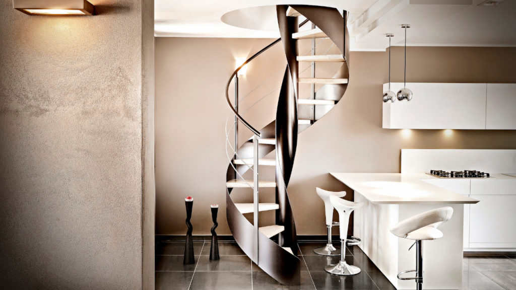 Functionality and convenience of use of spiral staircases