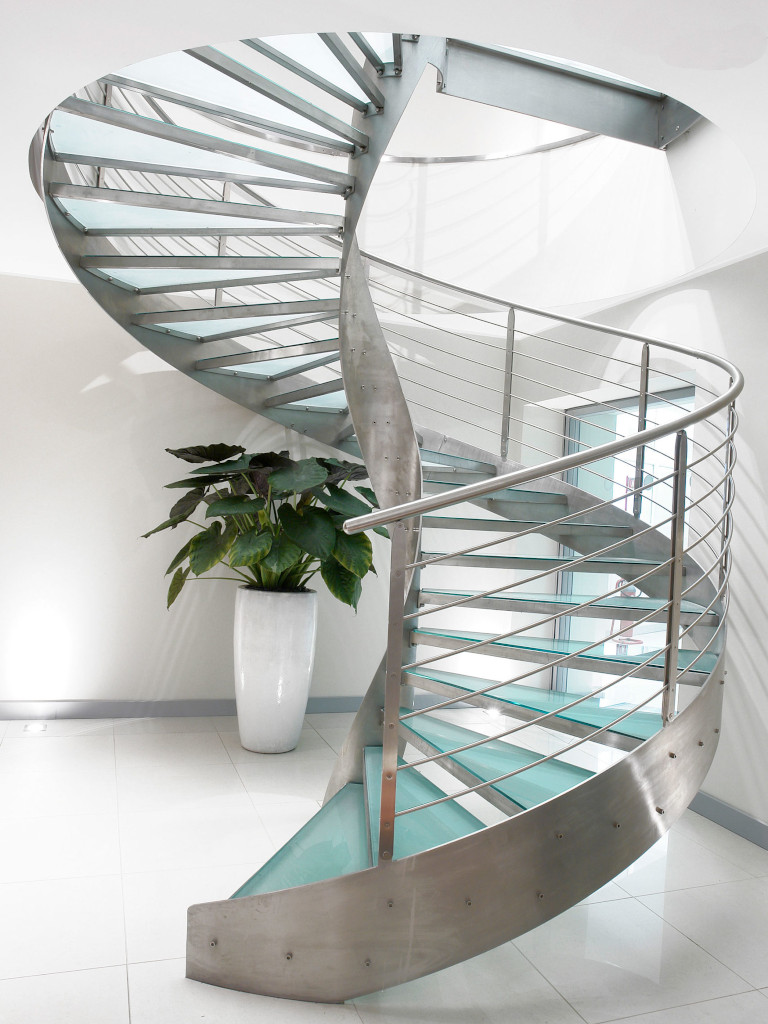 The perfect modern spiral staircase and other variants