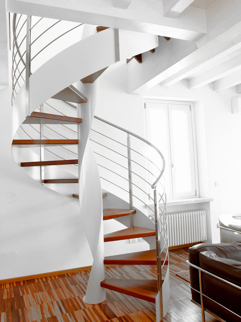 The perfect modern spiral staircase the wooden spiral staircase