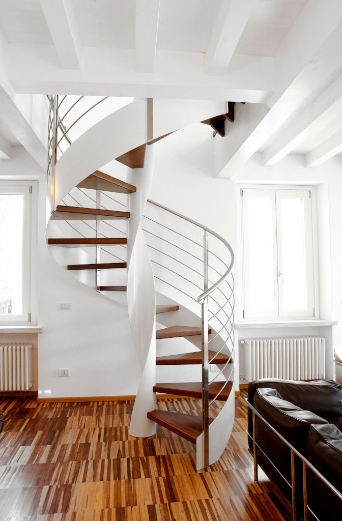 The real advantages of the spiral staircase